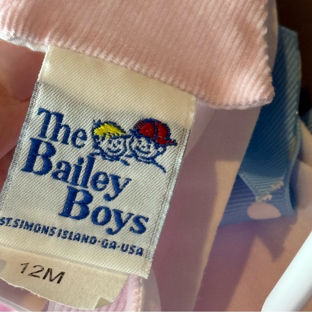 The Bailey Boys Pink Corduroy Kitty Princess Dress 12M - Picture 10 of 11